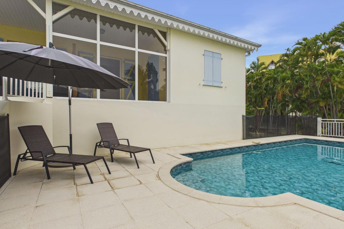 location villa 6 personnes  - transat parasol